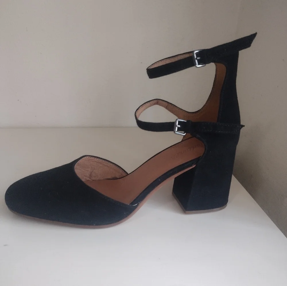Madewell Annalise ankle strap pump heels size: 11